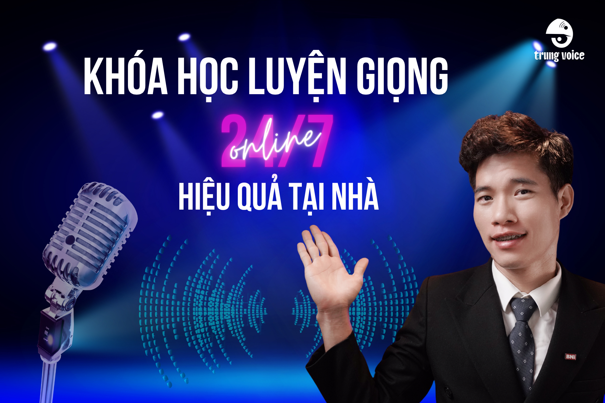 Khóa học luyện giọng nói online hiệu quả tại nhà